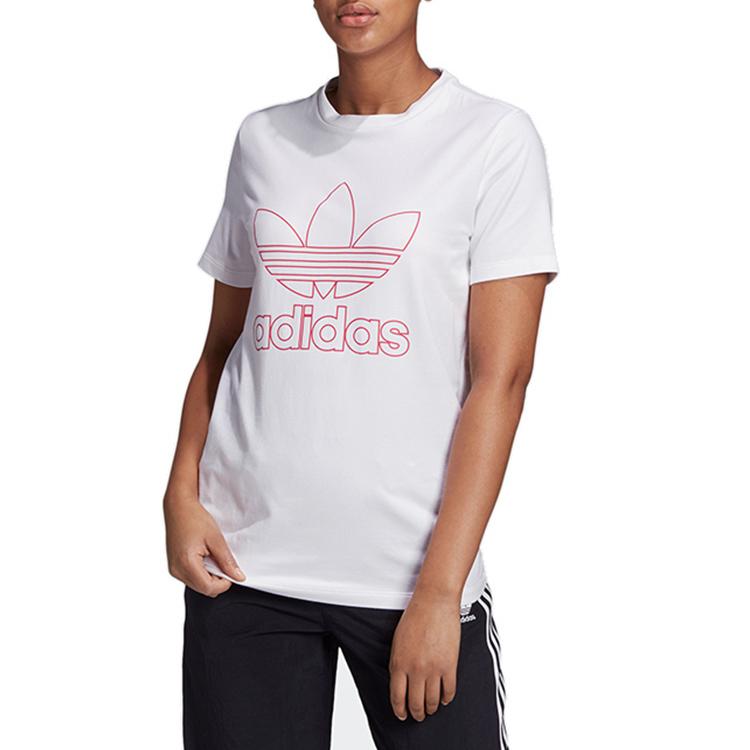 adidas Originals Set In Sleeve T Shirt Women's White GD2258