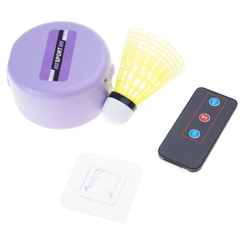 Badminton Einzeltraining-Sets Badminton Rebounder Trainer Übungswerkzeug Fernbedienung Badminton Trainer Einfach zu bedienen