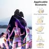 "Enchanted Warrior Crop Top - Fantasy Glittery Costume"Blanket Lightweight Flannel Throw Blanket for Sofa, Bed, Travel, Camping, Livingroom,
