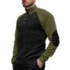 Spring and Autumn Men's Outdoor Raglan Sleeve Casual Stand Collar Loose Corduroy Long Sleeve Sweatshirt