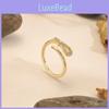 Elegant Adjustable Copper Ring With Bowknot Design For Women Fashion 2024 Summer