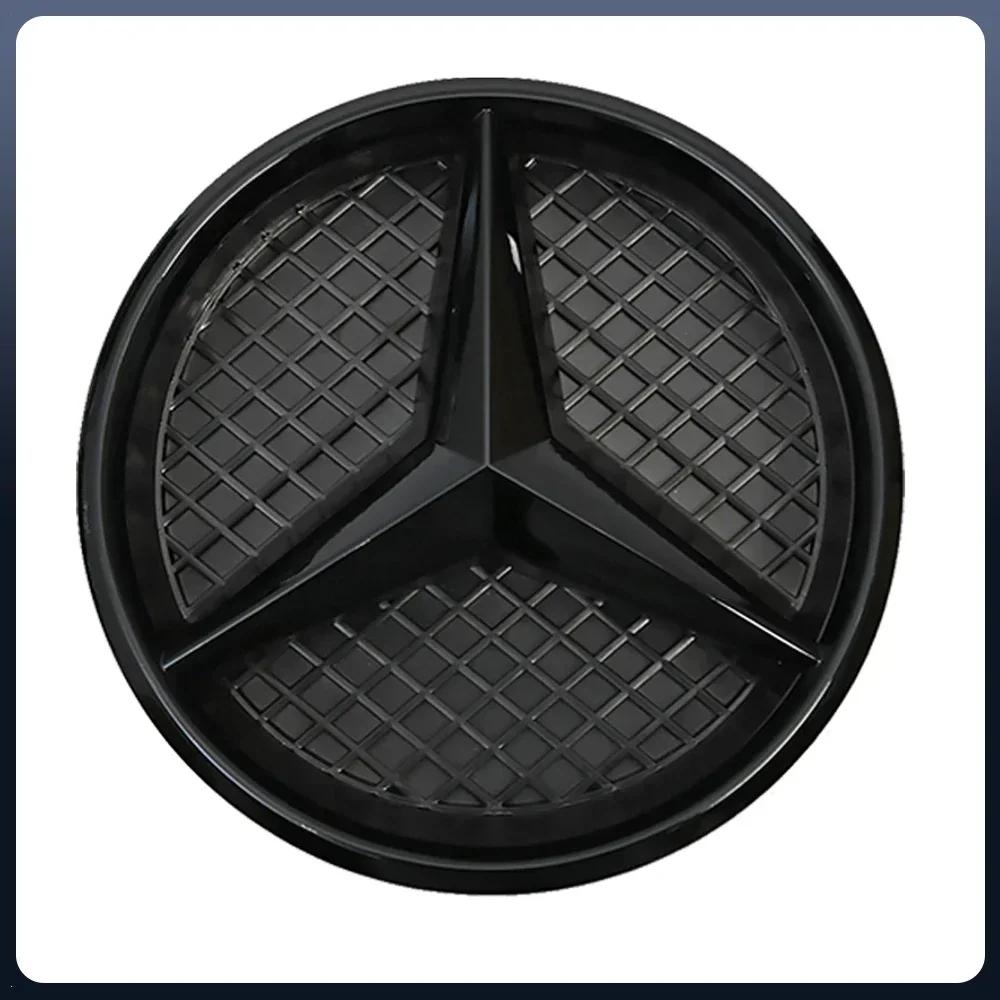 C200 E300 Hot 2026 For Benz Silver And Black OE Style Front Grill Star Emblem Chrome Logo Badge For Mercedes Benz W176 W246 W205