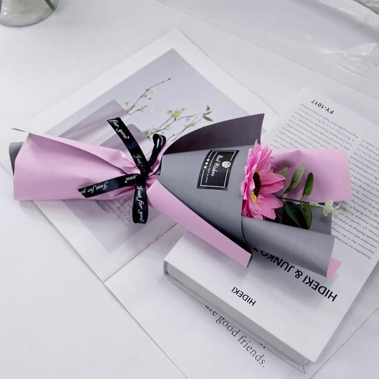 Yousheng Artificial Sunflower Bouquet Mini Scented Soap Flower Bouquet with Eucalyptus Leaves Gift for Birthday Valentine's Day Mother's