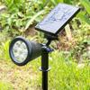 7 LED Garden Solar Spotlight Solar Powered Solar Landscape Light 7 LED Solar Lawn Lamp  Patio Decor