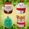 Squishmallow Plüschtier Weihnachtsmann Weich und Kuschelig Weihnachts Stofftier Puppe Für Kinder Geburtstagsgeschenk