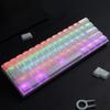 113Key PC Keycaps Set for Mechanical Keyboards with Double Shot Injections OEM Profile Keycap Crystal Jelly Design