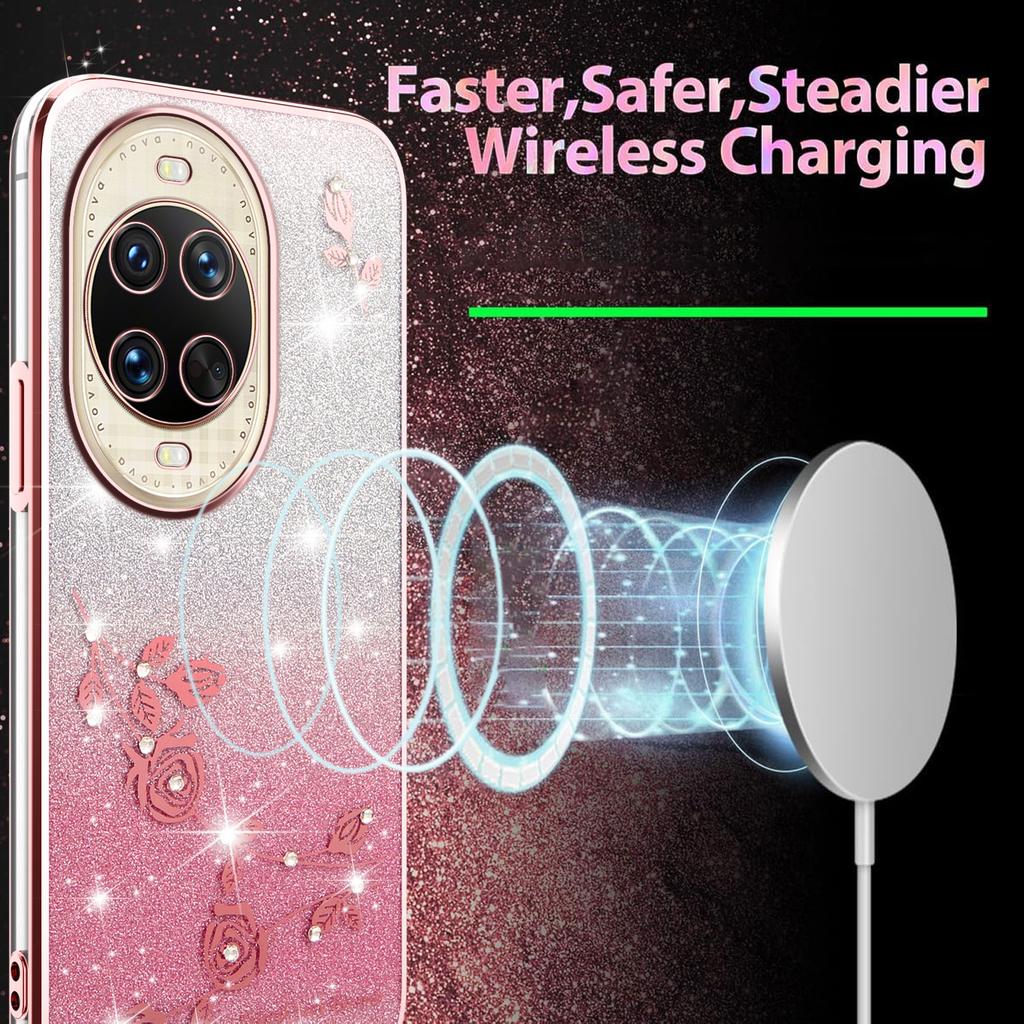 KADEM For Huawei Nova 14 Ultra 5G Case Flower TPU Flexible Gradient Phone Cover