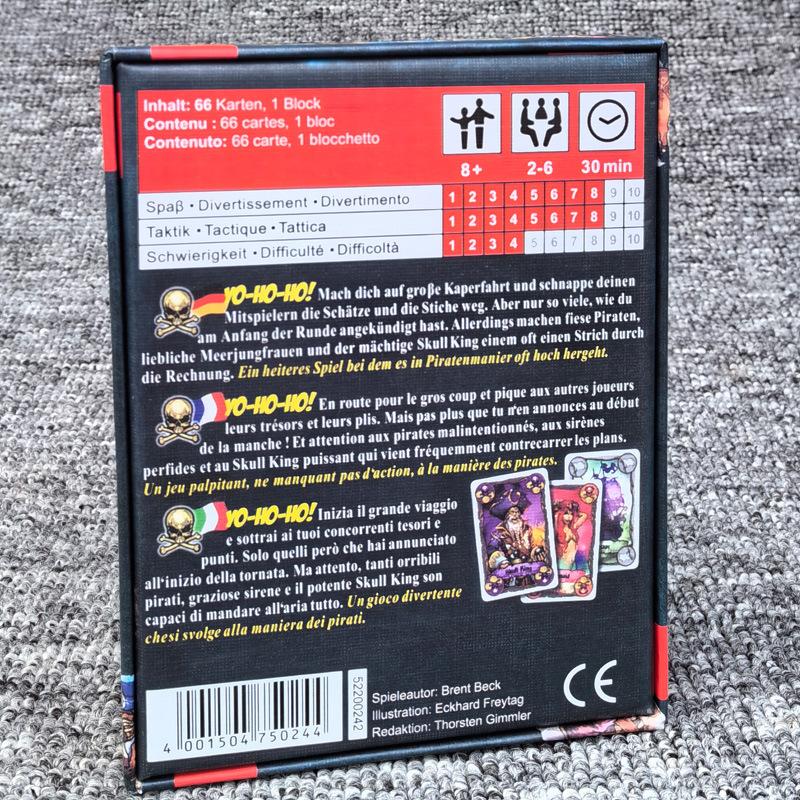 Kull King Skeleton King Ultimatives Piratentrickspiel Party Brettspiel Cover Asset Creator Karten