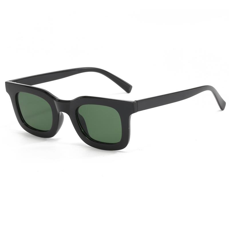 Cycling 2024 Fashion Square Small Frame Sun Glasses Personalized Street Photo Glasses INS Simple Style Sunglasses Female
