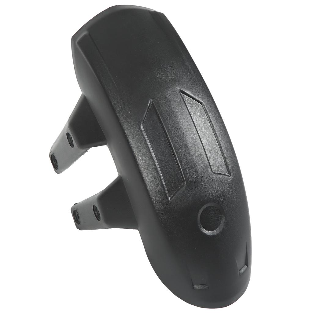 Motorcycle Rear Mudguard ABS Metal Black Tire Splash Guard Universal for 12‑18in Wheels Hub