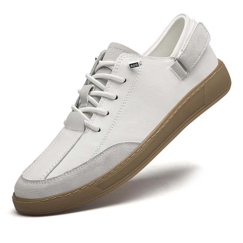 

Мужские белые зеленые кроссовки из натуральной кожи повседневная обувь для активного отдыха люксовый бренд мужская вулканизированная обувь новая мода мужская теннисная обувь 46 белый