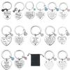 Keychain Steel Stainless Keyring Christmas Friendship Gifts Backpack Pendant