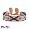 Customizable Handmade Bohemian Tassel Bracelet with Embroidered Logo - European & American Ethnic Friendship Style