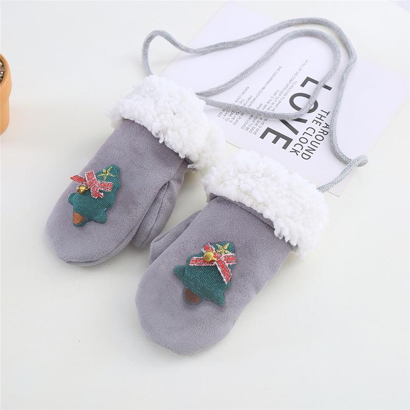 

Korean-Style Velvet Children s Winter Cartoon Mittens - Cute and Warm for Boys and Girls For Ages 1-8