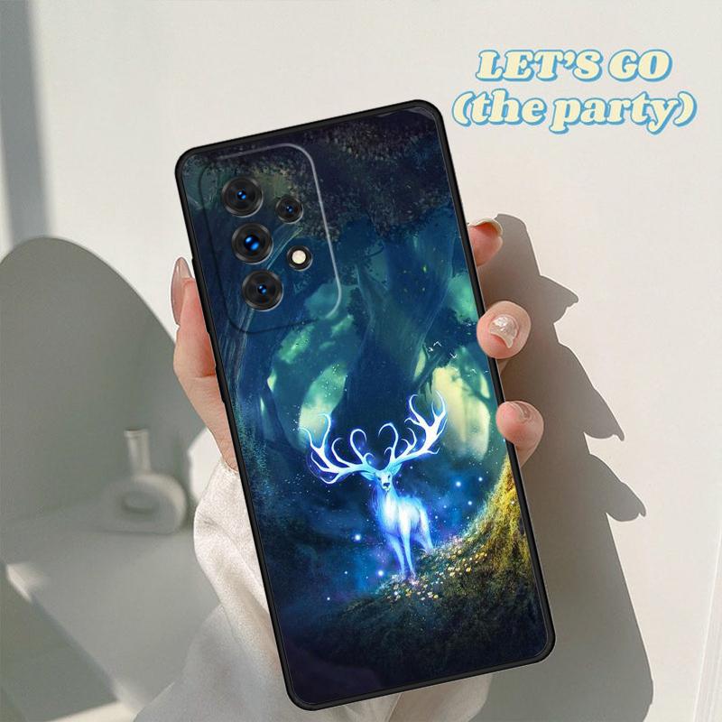 Tier Hirsch Kunst Handyhülle Für Samsung Galaxy A42 A31 A40 A51 A71 A32 A80 A91 A52 A72 A73 A20e A21S A50 A70 A11 A12 Hülle