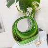 Acrylic Evening Handbag For Women 2024 Luxury Designer Purses And Handbags Golden Wedding Dinner Party Round Handle Wrist Bag