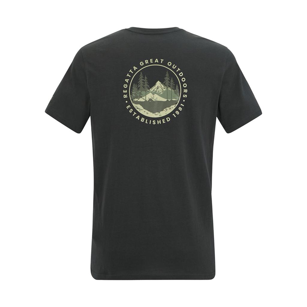 Regatta Mens Breezed Circle Mountain T-Shirt