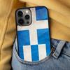 Greece Greek National Flags Soft Phone Case for iPhone 17 Air 16e Pro max 15 Pro 13 14 Plus 11 12 MagSafe Magnetic Coque