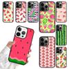 Cute Summer Fruit Watermelon Phone Case For iPhone 17 Air 14 13 12 16Pro Max 15  Plus Max Cover Shell Coque