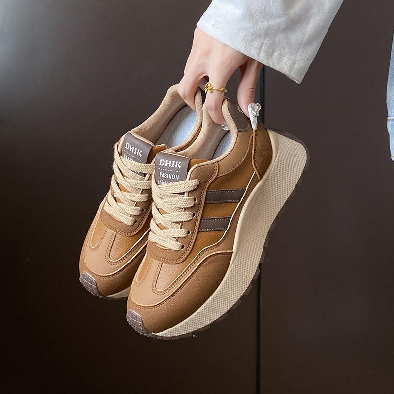 

2025 туфли на платформе женские Maillard осенние большого размера женские студенческие повседневные спортивные универсальные кеды уличная съемка BN02 40