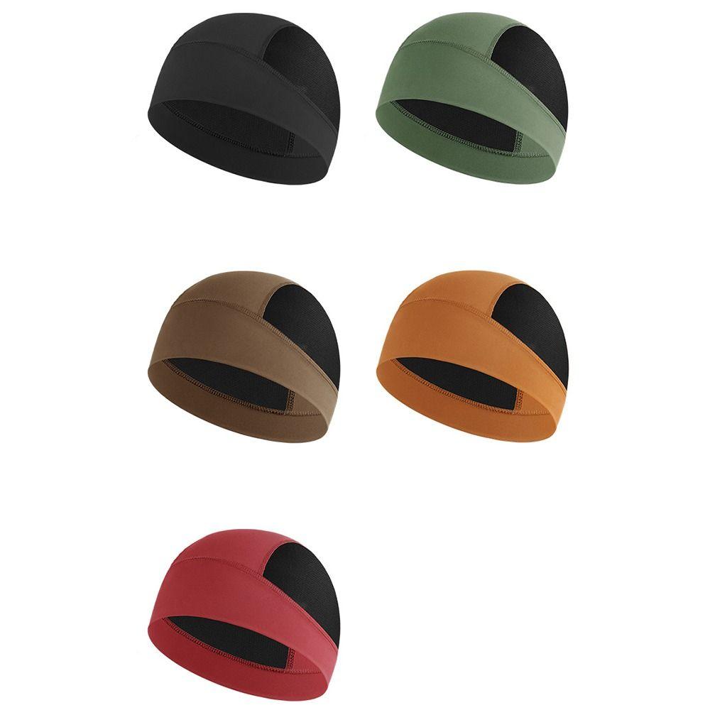 Sweat Absorption Motorcycle Helmet Liner Quick Dry Cycling Beanie Cap Helmet Inner Cap  Unisex