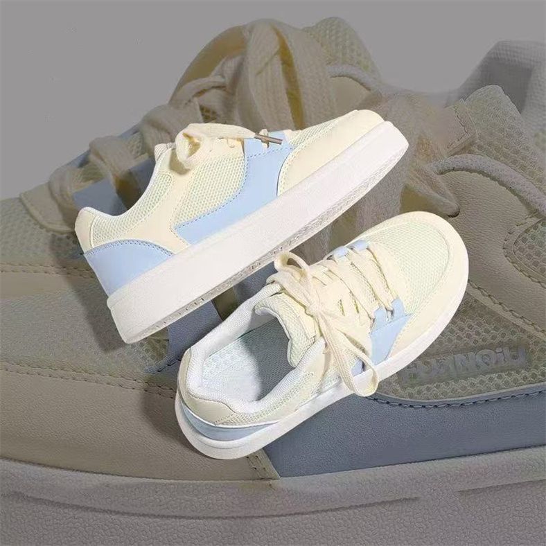 Breathable mesh high-value board shoes women's shoes summer new comfortable versatile board shoes lightweight student running shoes