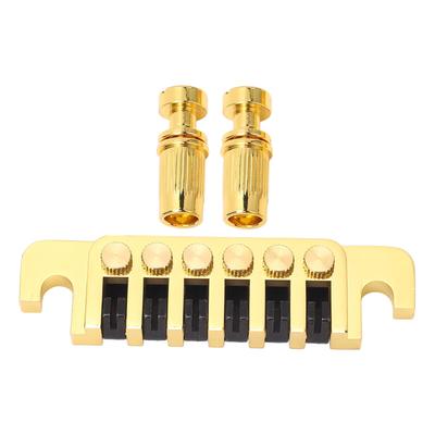 Gitarrenbrücke Saitenhalter Umkehrbare Wrap-Around-Sattelbrücke Stop-Saitenhalter für LP EPI-Stil