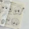 1Pcs Anime Illustration Tutorial Book Manga Drawing Tutorial Pocket Book For Beginner Hairstyle Material Copying Practice Book