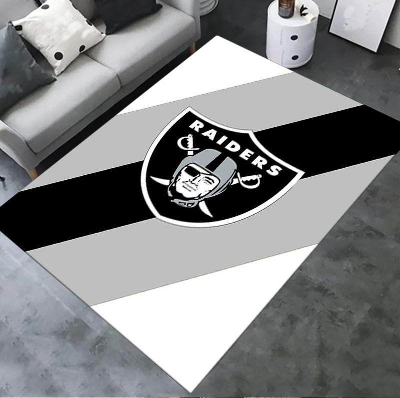 Las Vegas Raiders Carpet Rug For Living Room Bedroom Home Sofa Decorationkids Play Nonslip Floor Mat