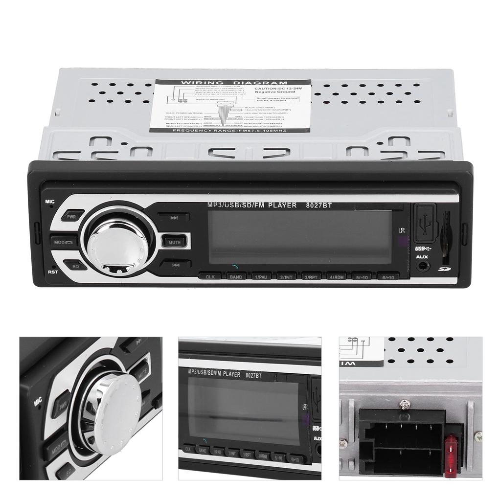 Car Stereo Radio Receiver Multimedia Player Modification with Remote Control Universal