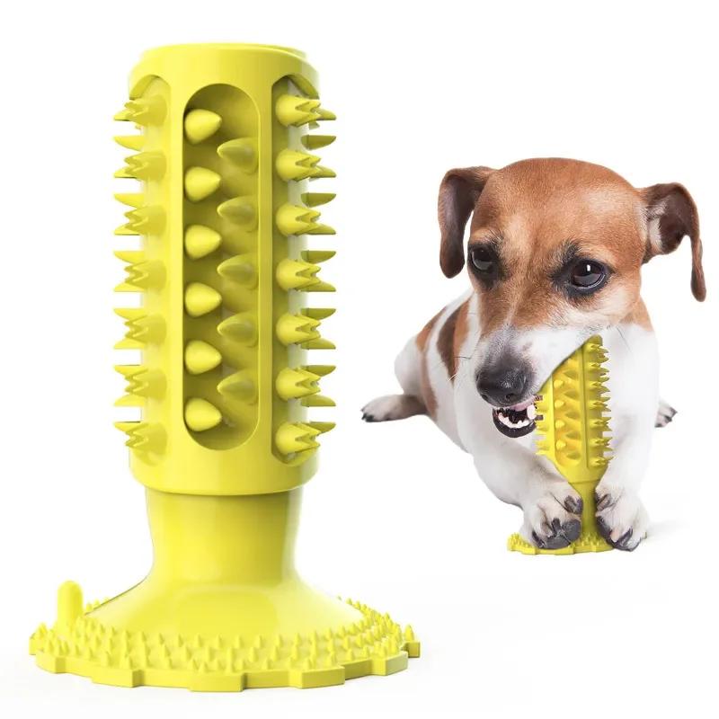 Pet Dog Toothbrush Chew Toy for French Bulldog Teeth Cleaning Puppy Teeth Grinding Stick Bone Toy