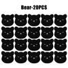 Pet Hair Remover Bear Shape Laundry Ball Washing Machine Lint Catcher Reusable Clothes Sofa Cat Dog Hair Cleaning Sponge