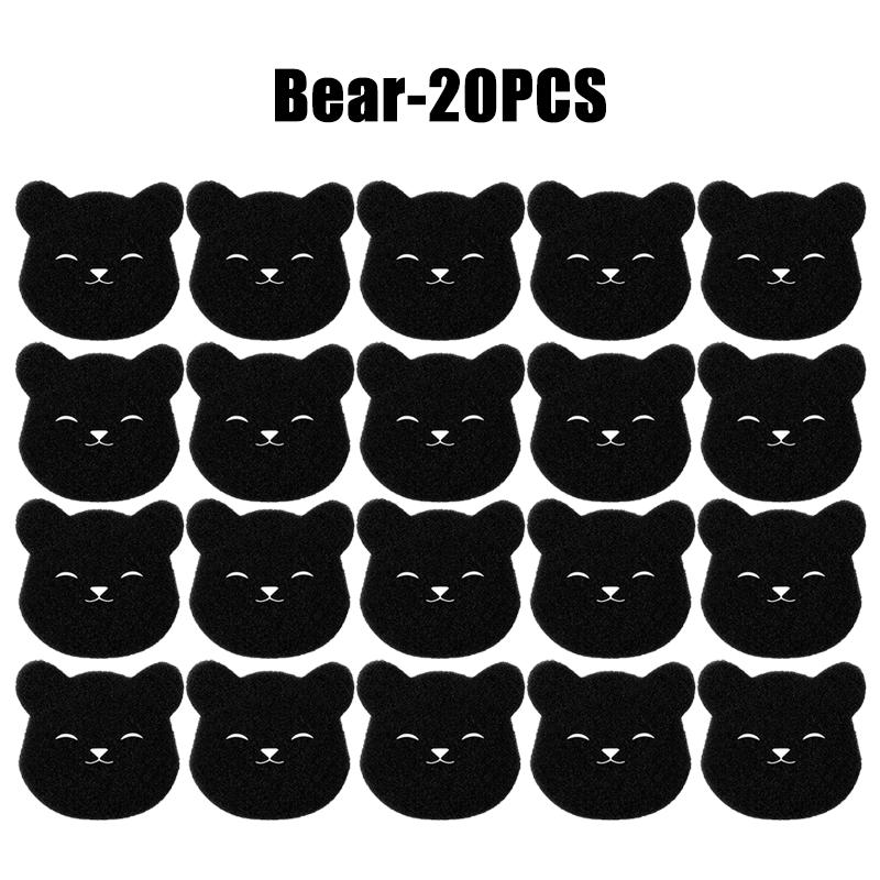 Pet Hair Remover Bear Shape Laundry Ball Washing Machine Lint Catcher Reusable Clothes Sofa Cat Dog Hair Cleaning Sponge