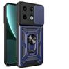 Für Xiaomi Redmi Note 13 12 Pro plus 5G 4G Hülle Auto Magnetringhalter Schiebekamera Armor Stoßfest Xiaomi POCO X6 M6 Pro