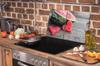 GLAS Schutzplatte Tischplatte 75x52 WASSERMELONE