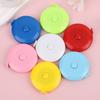 Yellow 1.5 Meter Soft Leather Tape Measure Automatic Telescopic Tape Measure Portable Circular Plastic Ruler
