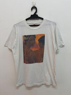 Vintage 80s 90s PAUL GAUGUIN French Post Impressionist Artist Tahiti Impressionism Beauty Art Graphical Tee Rare Single Stitch