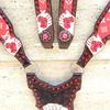 Premium Horse Show Saddle Tack Western Leather Headstall Breast Collar
