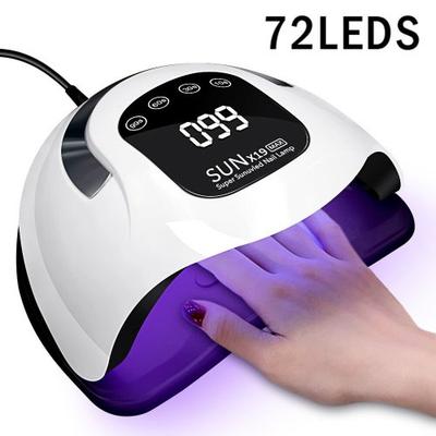 X19 MAX UV LED Nageltrockner Lampe UV Nagelkunst Trockner Licht 72 LEDs Schnelle Härtung Gel Polish Lampe für Gel Nägel