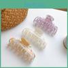Elegant Double Layered Teeth Hair Claw Clip For Women In Fashionable Styles And Vibrant Colors