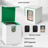 Patent Design PU Leather Game Card Box with Window, 100+ Capacity for Magic: The Gathering