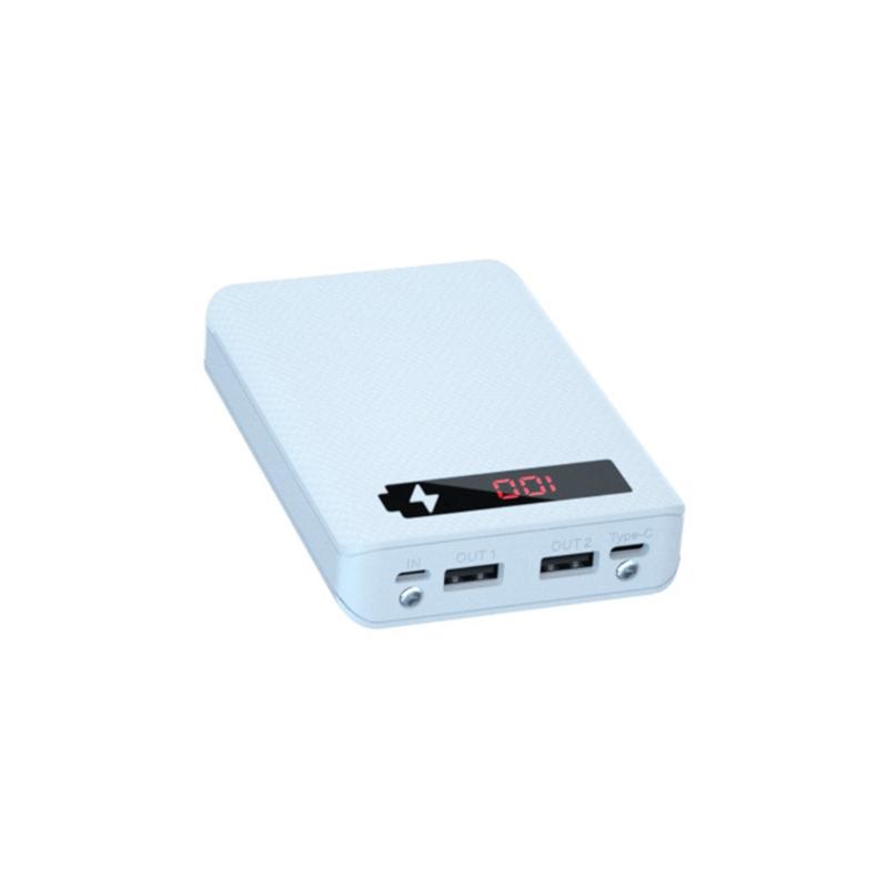 5 Slot Batteries Container Detachable Power Bank Holder for Case DIY for Shell 18650 Dual USB Battery Holder for Case