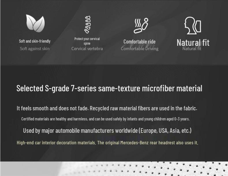 Acura CDX/RDX/TLX/MDX & Maybach Neck and Lumbar Support Pillow Set