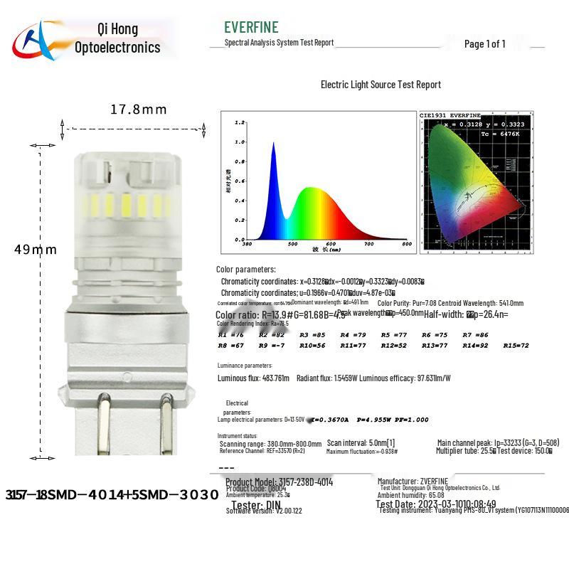 LED Car Light Bulb 3157 Brake Light 1157 7443, Compatible with T20 T25 S25 Turn Signal Lights