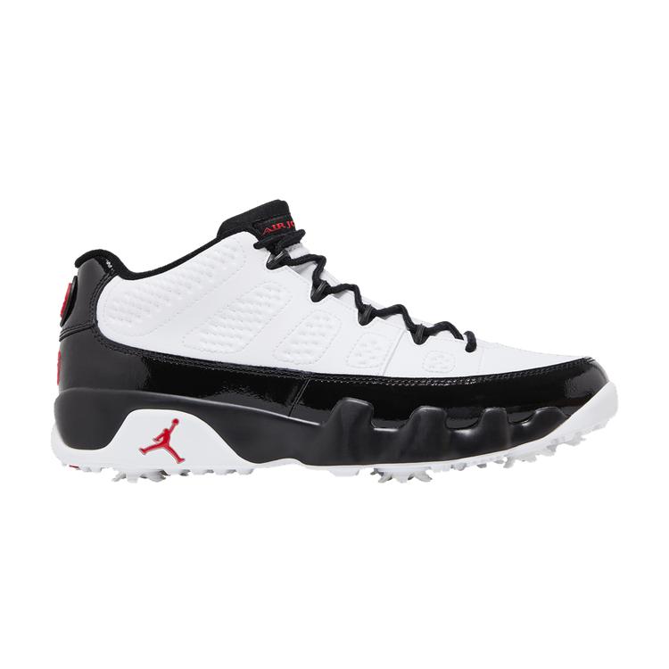 Jordan 9 Retro Low Golf White Black True Red 44.5