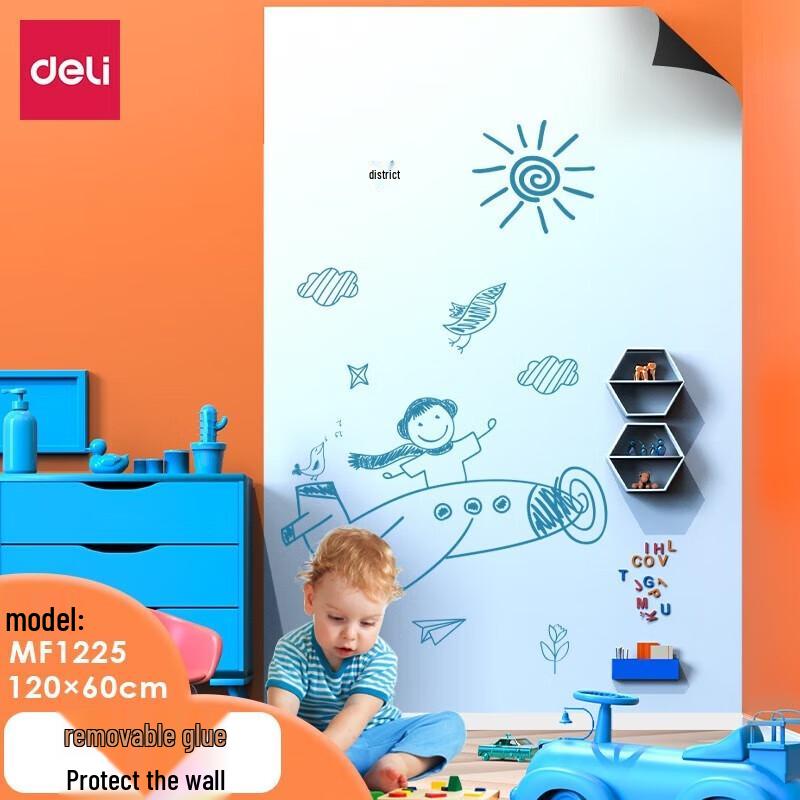 Deli Magnetic Self-Adhesive Soft Whiteboard