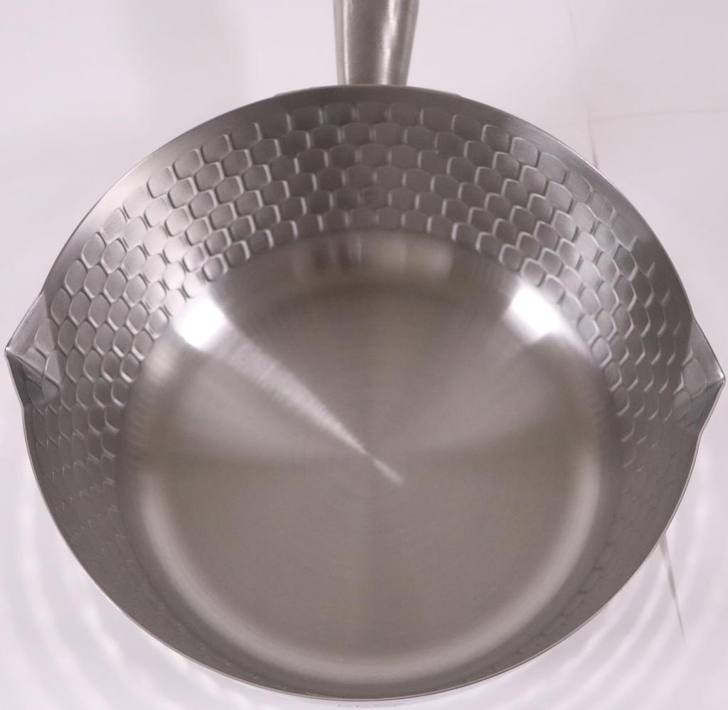 Kanda Yukihira Pot Stainless Steel Made In Pot for Home Ideal for Electromagnetic Yukihira 019423 Ruler, 21cm, Japan, Tsubame-Sanjo, IH/Gas
