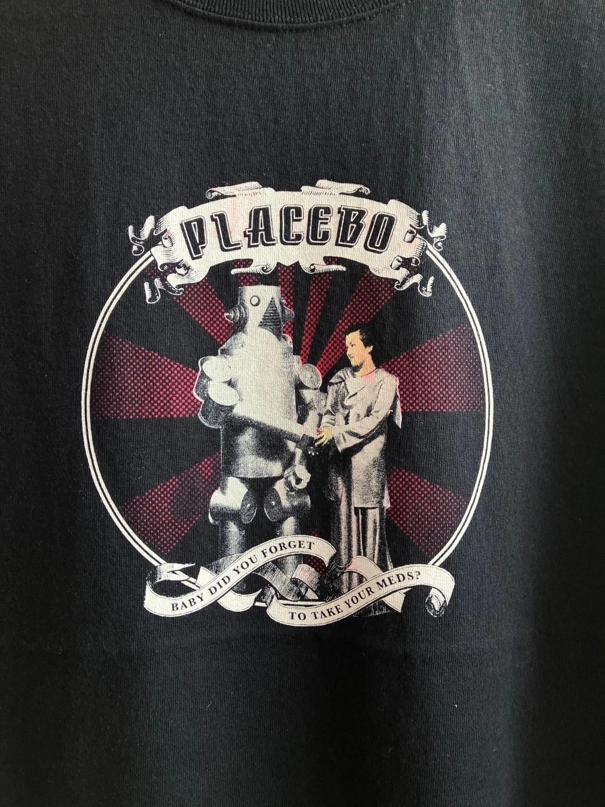 Placebo North America 2007 Tour Shirt British Alternative NZ198 FREE SHIPPING L