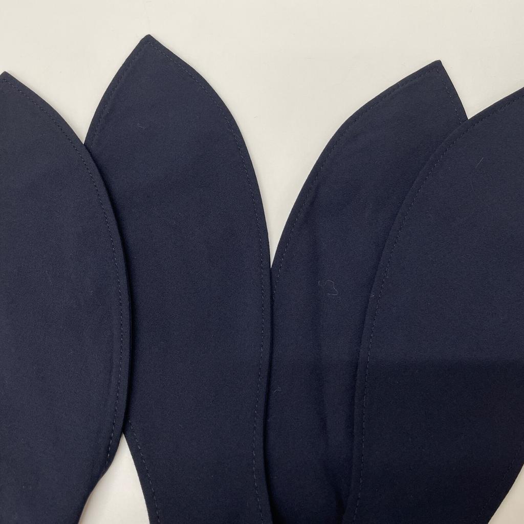 ADEAM 36993 Navy Rayon Blend Shoulder Ribbon Double Pocket Dress Dress 0 NavyUsed