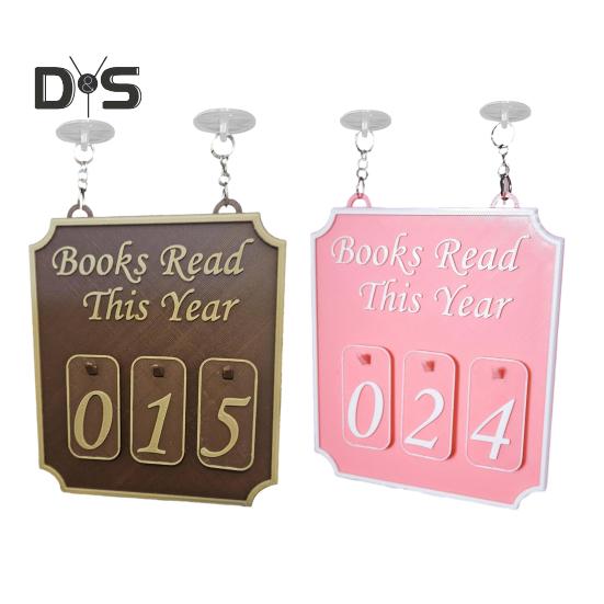 Bücherregal Dekoration Digitale Karten Set Motivierender Lese-Tracker Lesefortschritt Literarisches Dekor Bücherregal Akzente